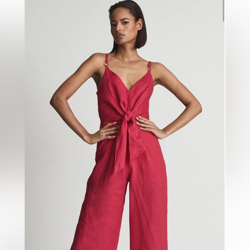 Reiss Red Jumpsuit